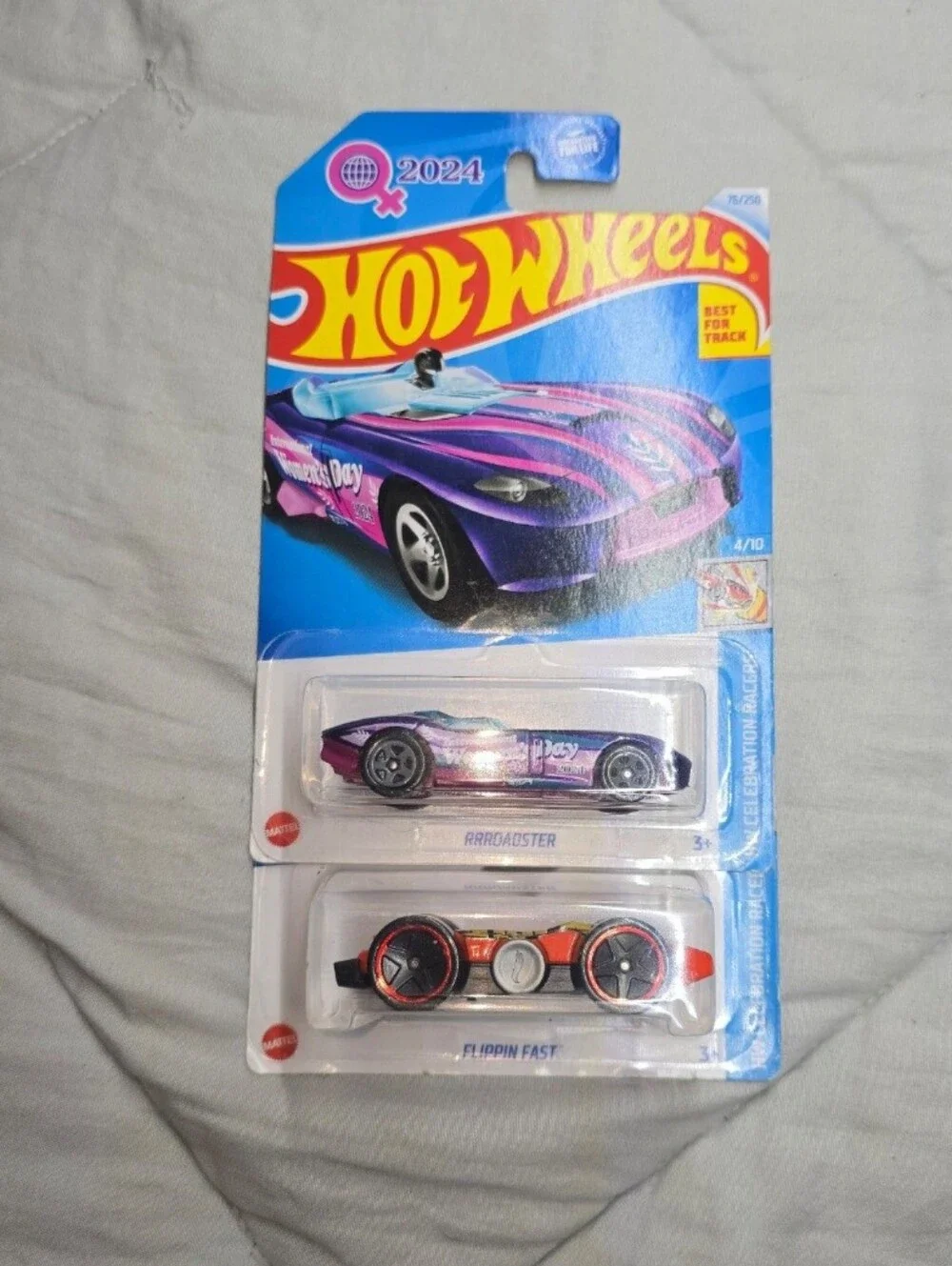 Lot of 2 Hot Wheels Celebration Racers 2024
